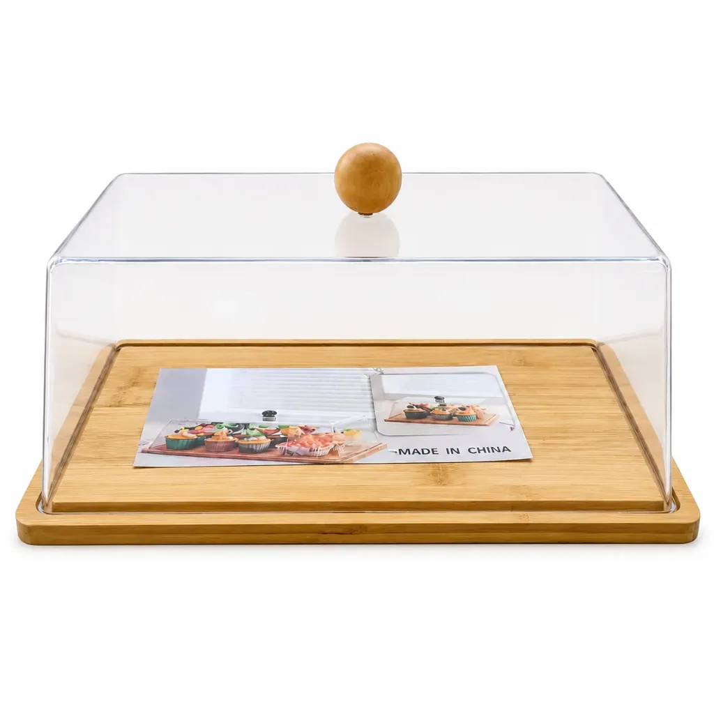 Tabla Bambú con Tapa Mediano