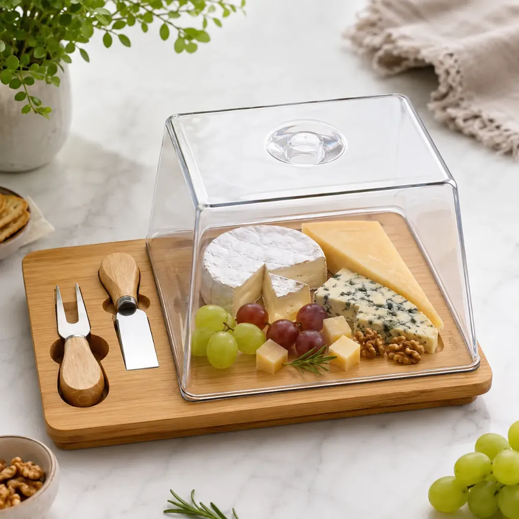 Tabla de Queso con tapa cuadrado