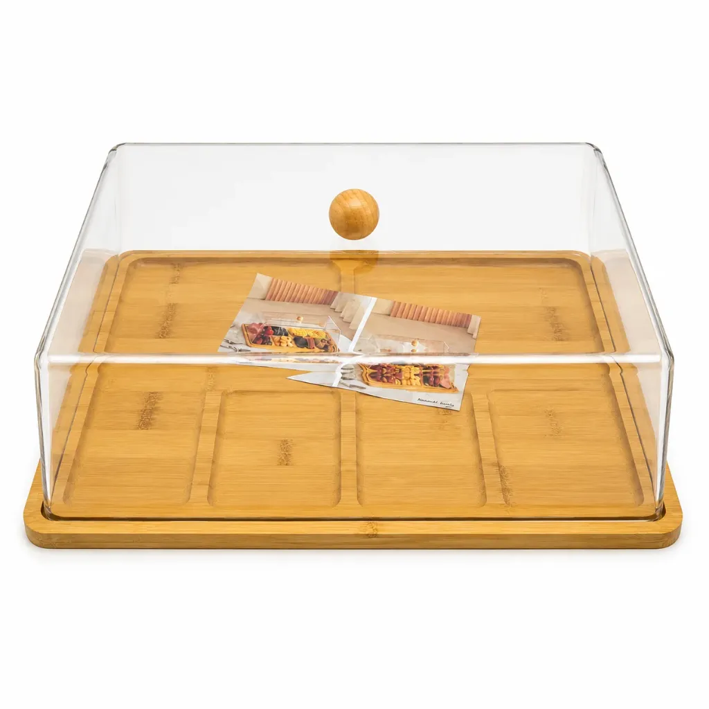 [COC-00011] Tabla Bambú con Tapa Súper Grande