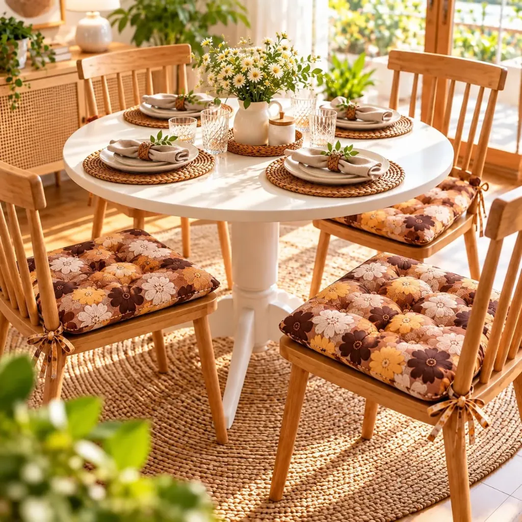 Cojín para Silla Floral